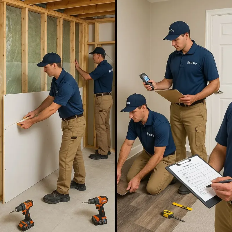 Repairs and Reconstruction process in Kensington, CT